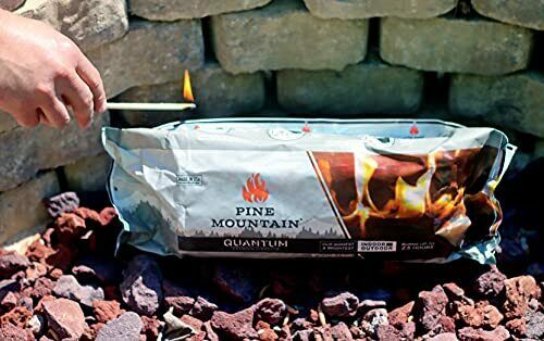 Pine Mountain Quantum 2.5 Hour Easy-Light Firelogs 4 Count - Fresh Stock Dated December 2025