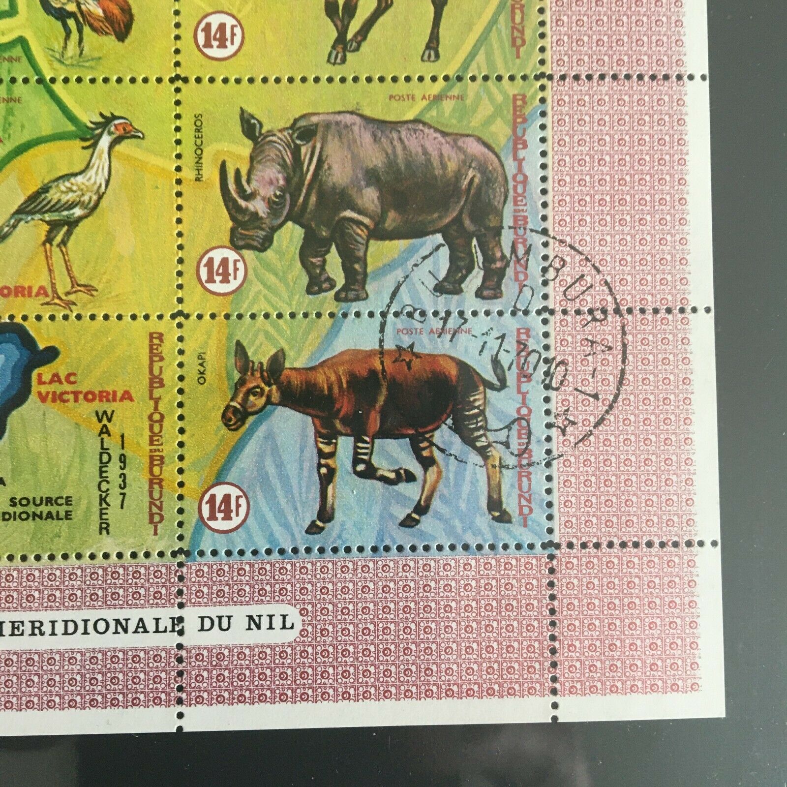 BURUNDI republique Postal Stamp  2 Two SHEETS cat Value 49.50  Animals - Fresh Stock Dated January 2026