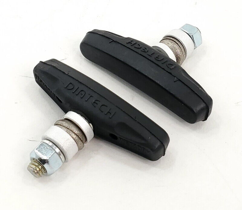 Diatech Hombre Black Threaded Post Brake Pads Rim Brake Shoes 60mm - Fresh Stock Dated February 2026