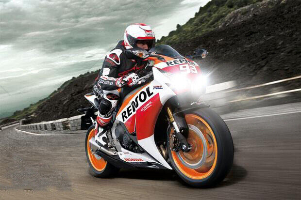 For Kawasaki Ninja 300 EX300 13-17 -2x H7 LED Headlight Bulbs Replace Halogen CG - Fresh Stock Dated March 2026