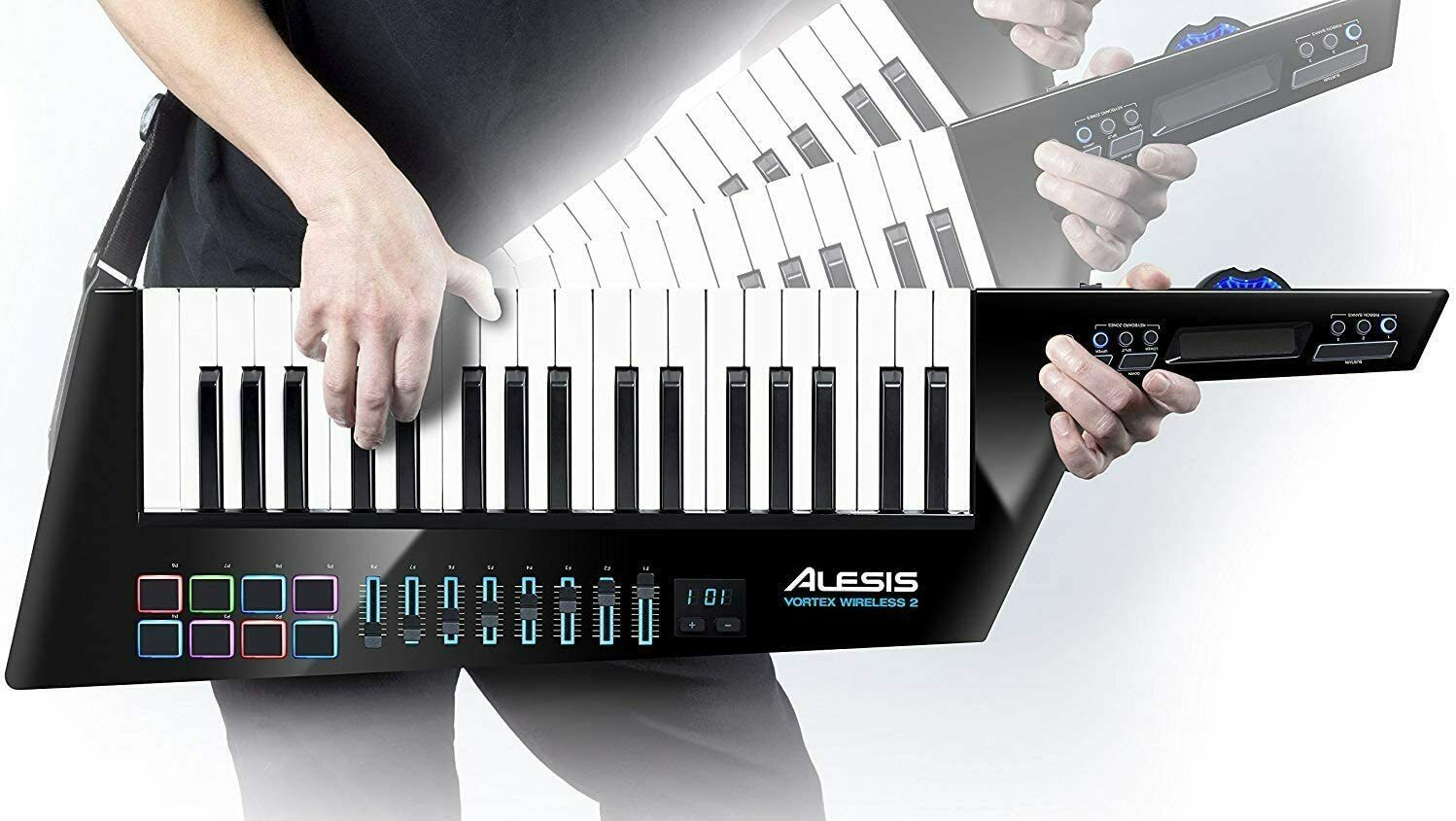 Alesis Vortex Wireless 2 High-Performance USB / MIDI Wireless Keytar - Fresh Stock Dated February 2026