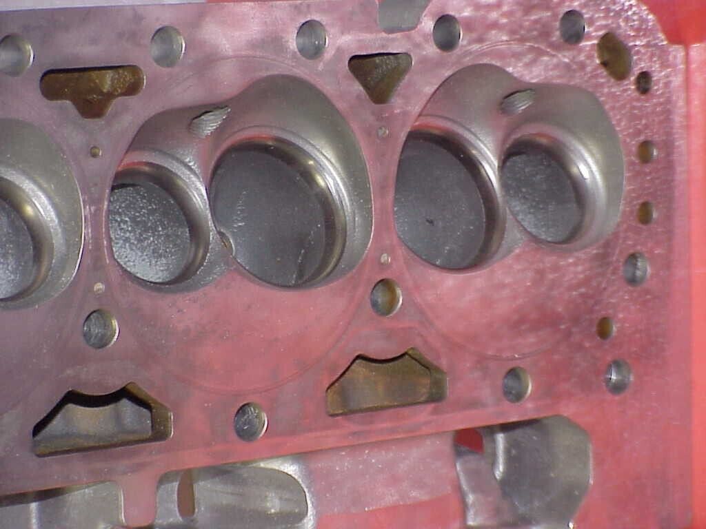 2 Bare Air Force Research HMS ENFORCER LPC Aluminum Heads SB Chevy - Fresh Stock Dated February 2026