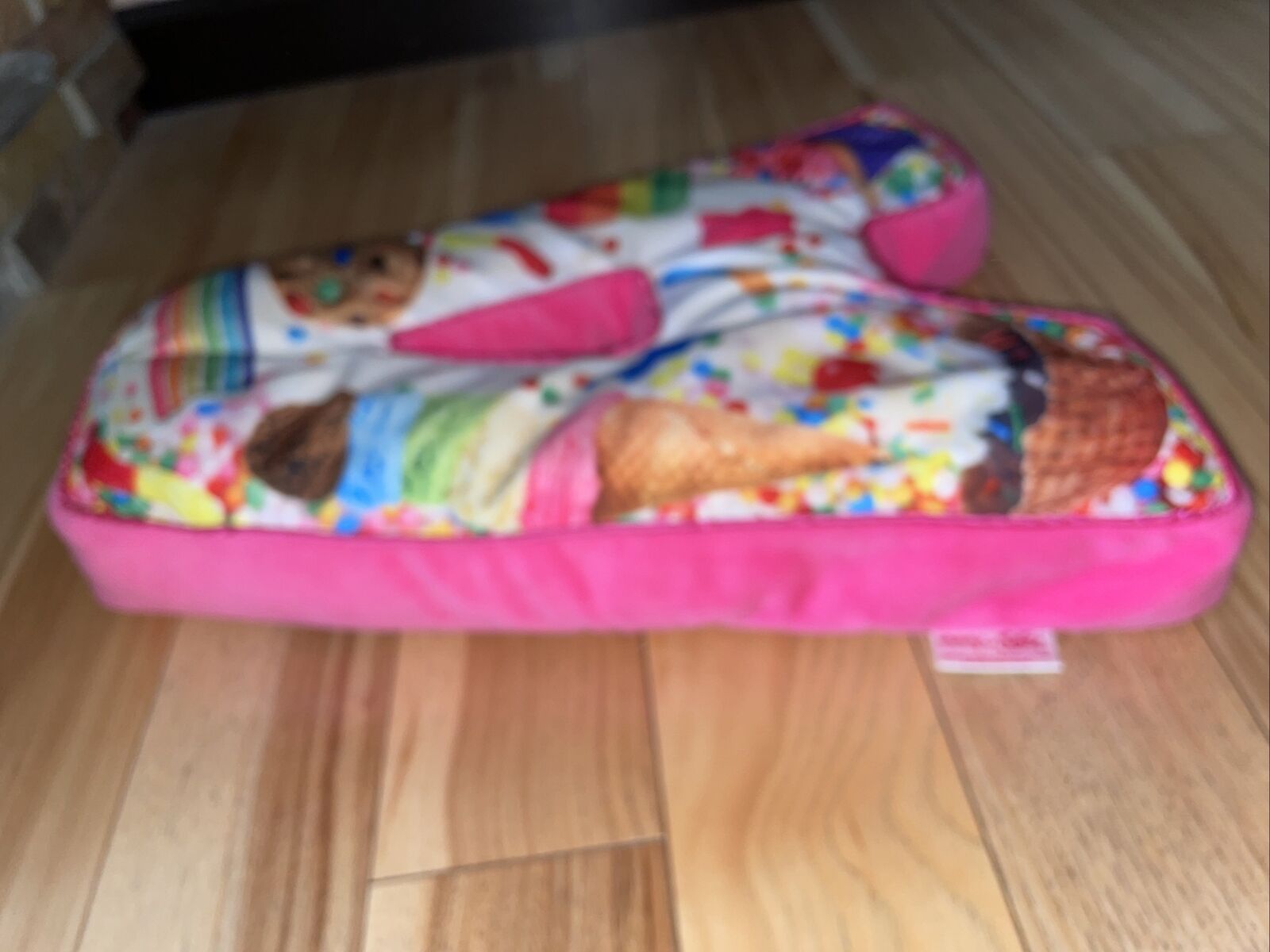 Justice Iscream For Justice 11.25”X16” Letter A Beads Scented Girls Pillow Multi - Fresh Stock Dated December 2025