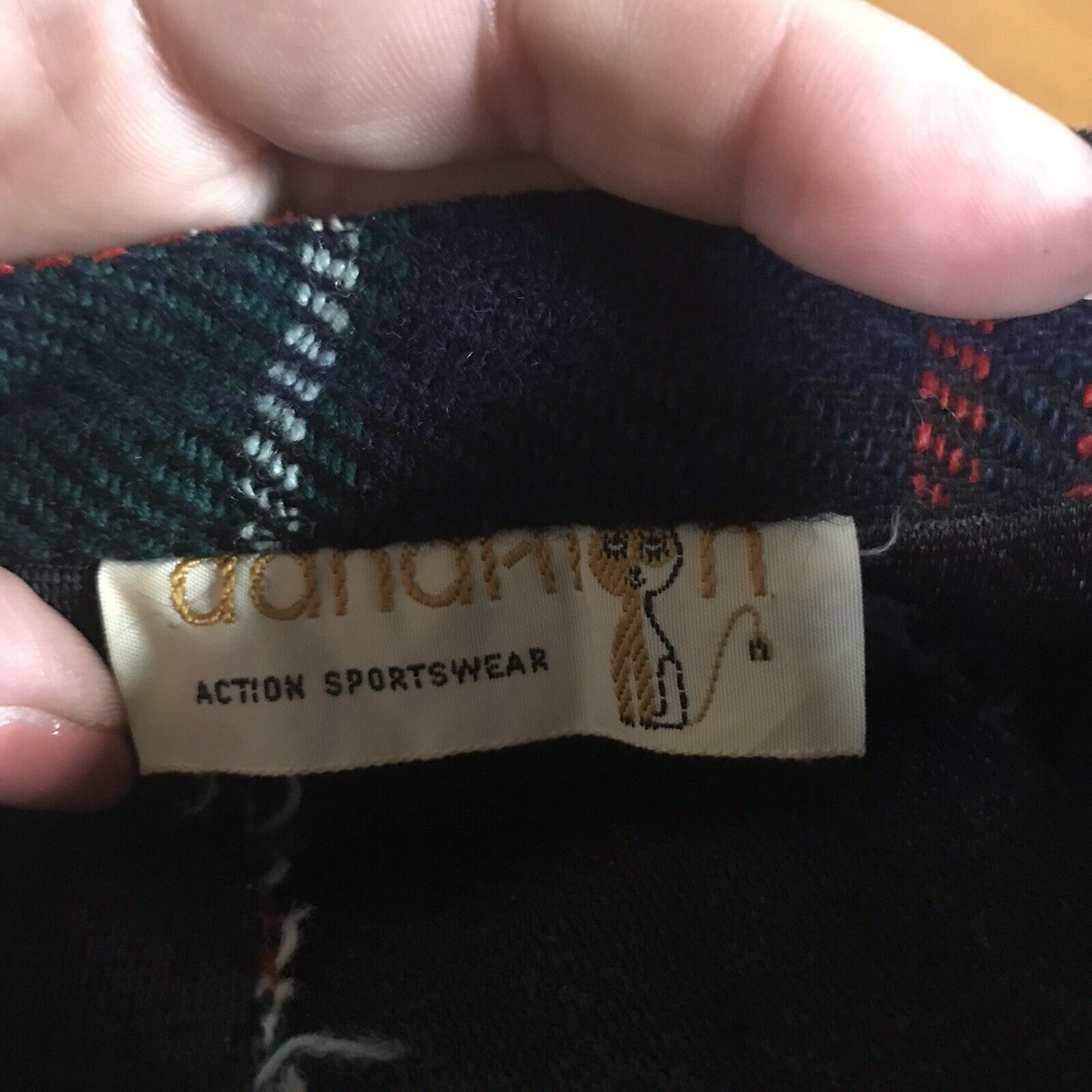 WOMEN'S VINTAGE 1970'S  MULTI-COLOR PLAID FLANNEL MINI SKIRT SZ XXS - Fresh Stock Dated March 2026