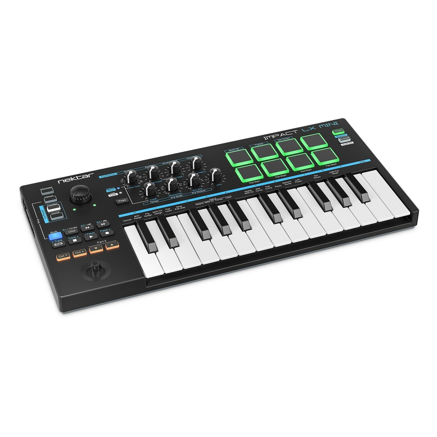 Nektar Impact LX Mini 25-Mini-Key 8-Pad MIDI USB Keyboard Controller - Fresh Stock Dated February 2026