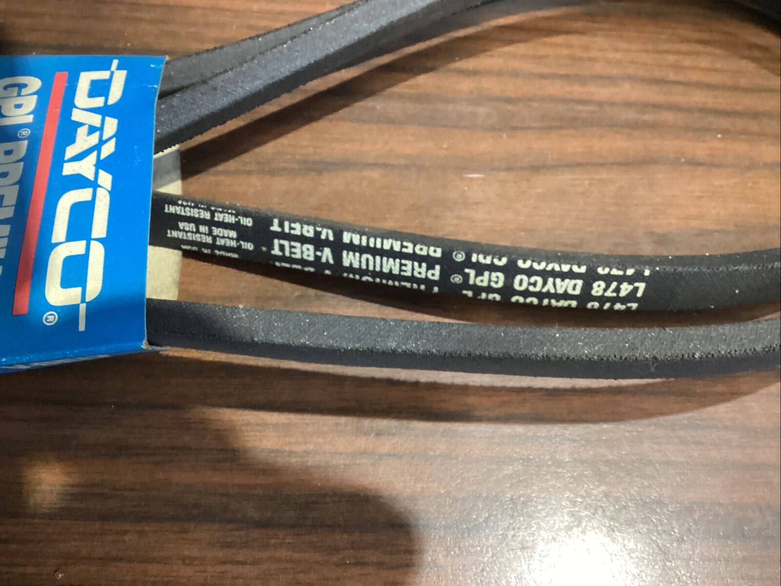 DAYCO #L478 GPL PREMIUM V-BELT 13RL1980 NOS - Fresh Stock Dated February 2026