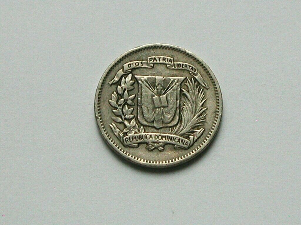 Dominican Republic 1967 10 CENTAVOS Coin with Liberty Indian & Coat of Arms - Fresh Stock Dated December 2025