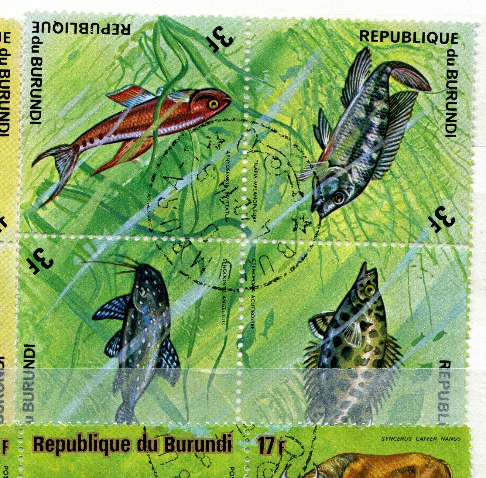 6 Burundi Mint Hinged Used Hinged - Fresh Stock Dated December 2025