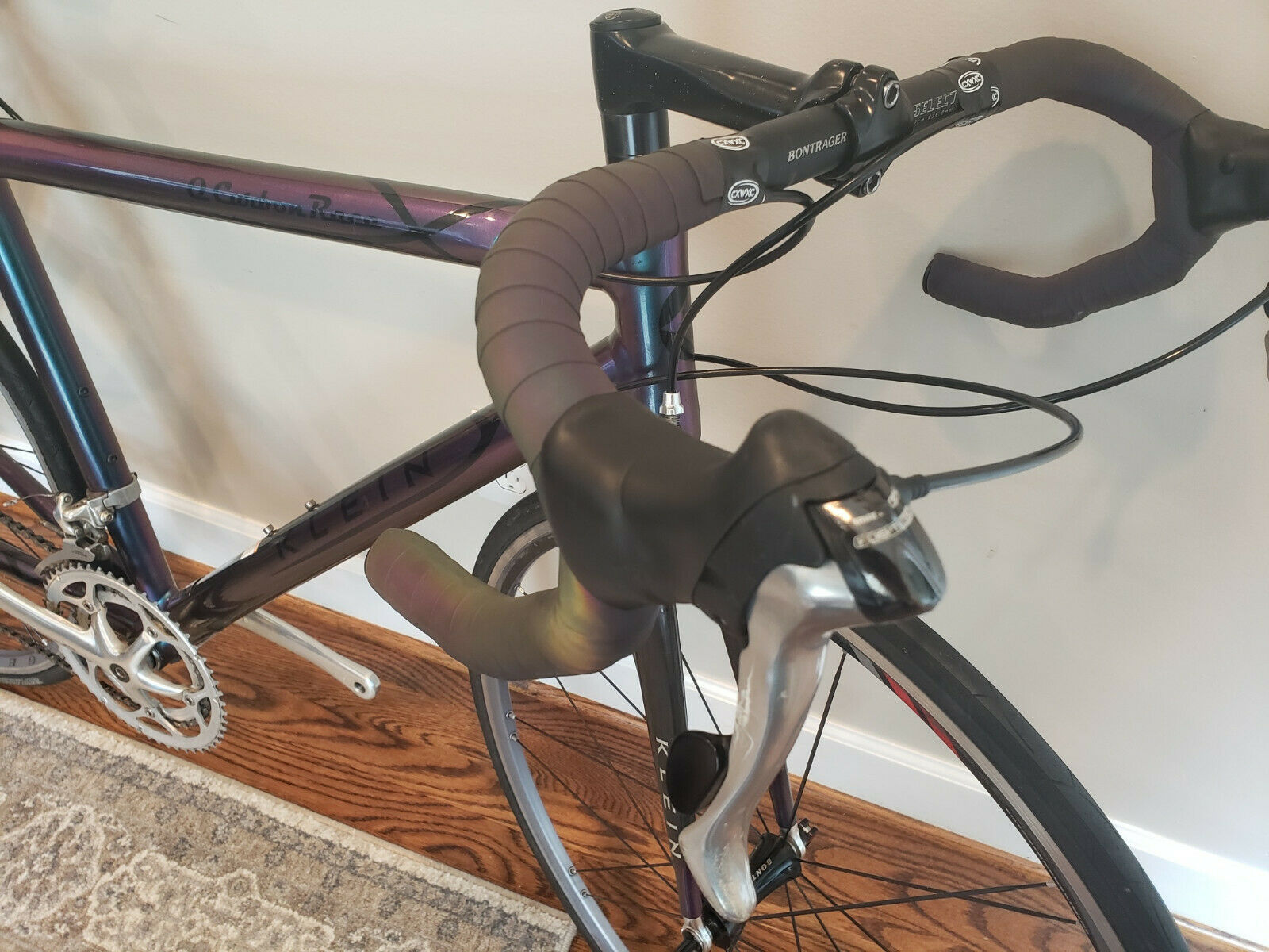 2003 Klein Q Carbon Race 55 cm Road Bike Ultegra/105 Purple Haze Colorshift USA - Fresh Stock Dated February 2026