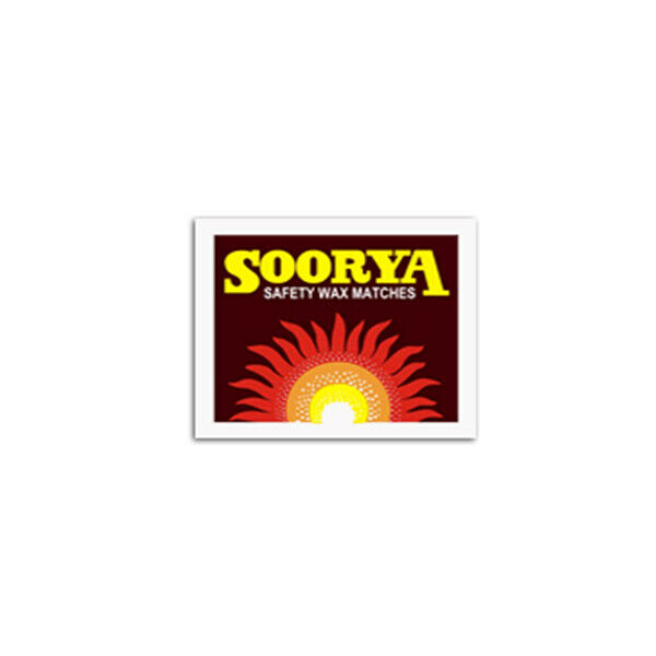 SOORYA WAX MATCHES- EMERGENCY GEAR - 45 Matches In One Box - Free Shipping - Fresh Stock Dated February 2026