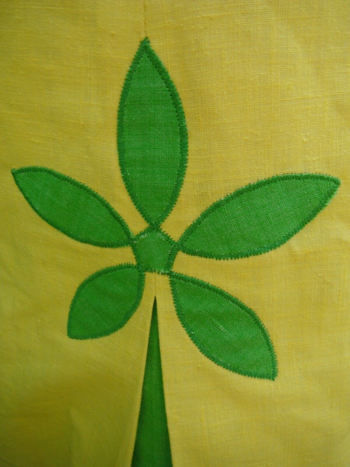 TRUE VTG. MOD GOGO '60's/'70's YELLOW SCOOTER Mini skirt skorts shorts APPLIQUE - Fresh Stock Dated February 2026