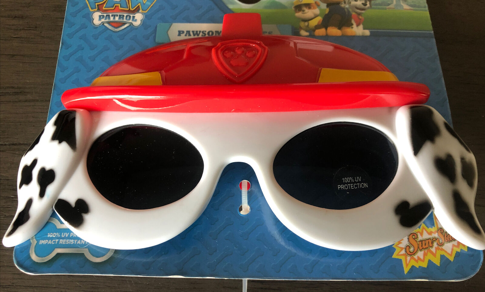 NEW! Nickelodeon Pawsome Shades Paw Patrol Marshall Sunglasses 100% UV Protect - Fresh Stock Dated February 2026