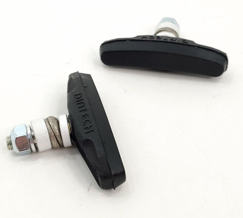 Diatech Hombre Black Threaded Post Brake Pads Rim Brake Shoes 60mm - Fresh Stock Dated February 2026