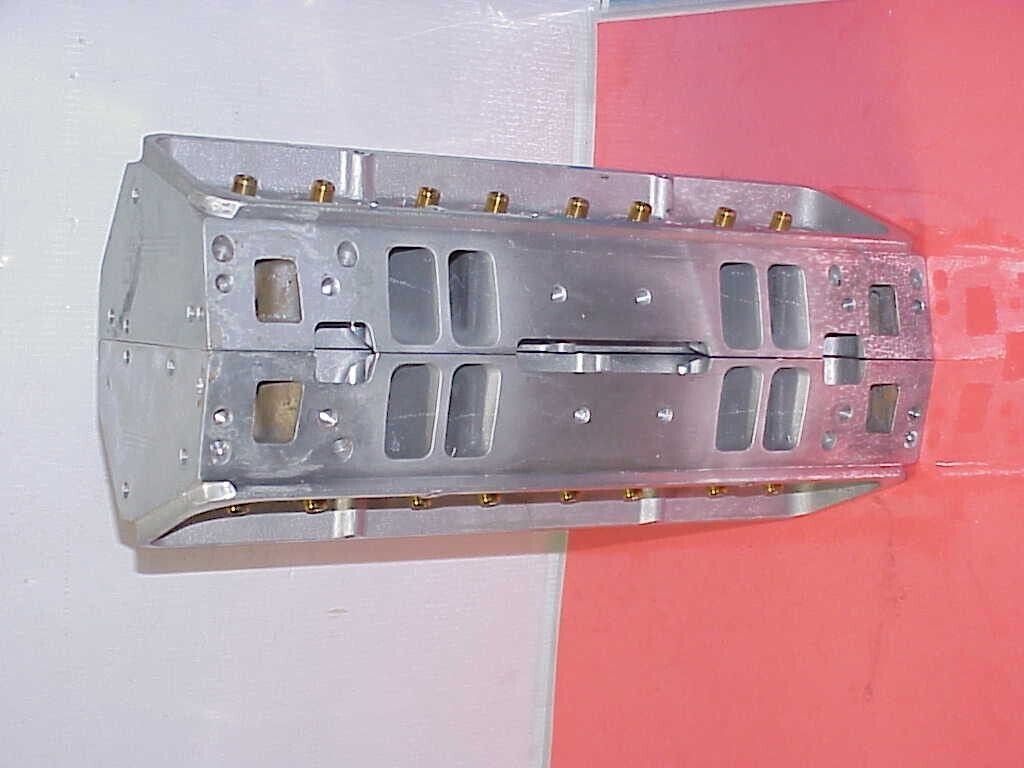 2 Bare Air Force Research HMS ENFORCER LPC Aluminum Heads SB Chevy - Fresh Stock Dated February 2026