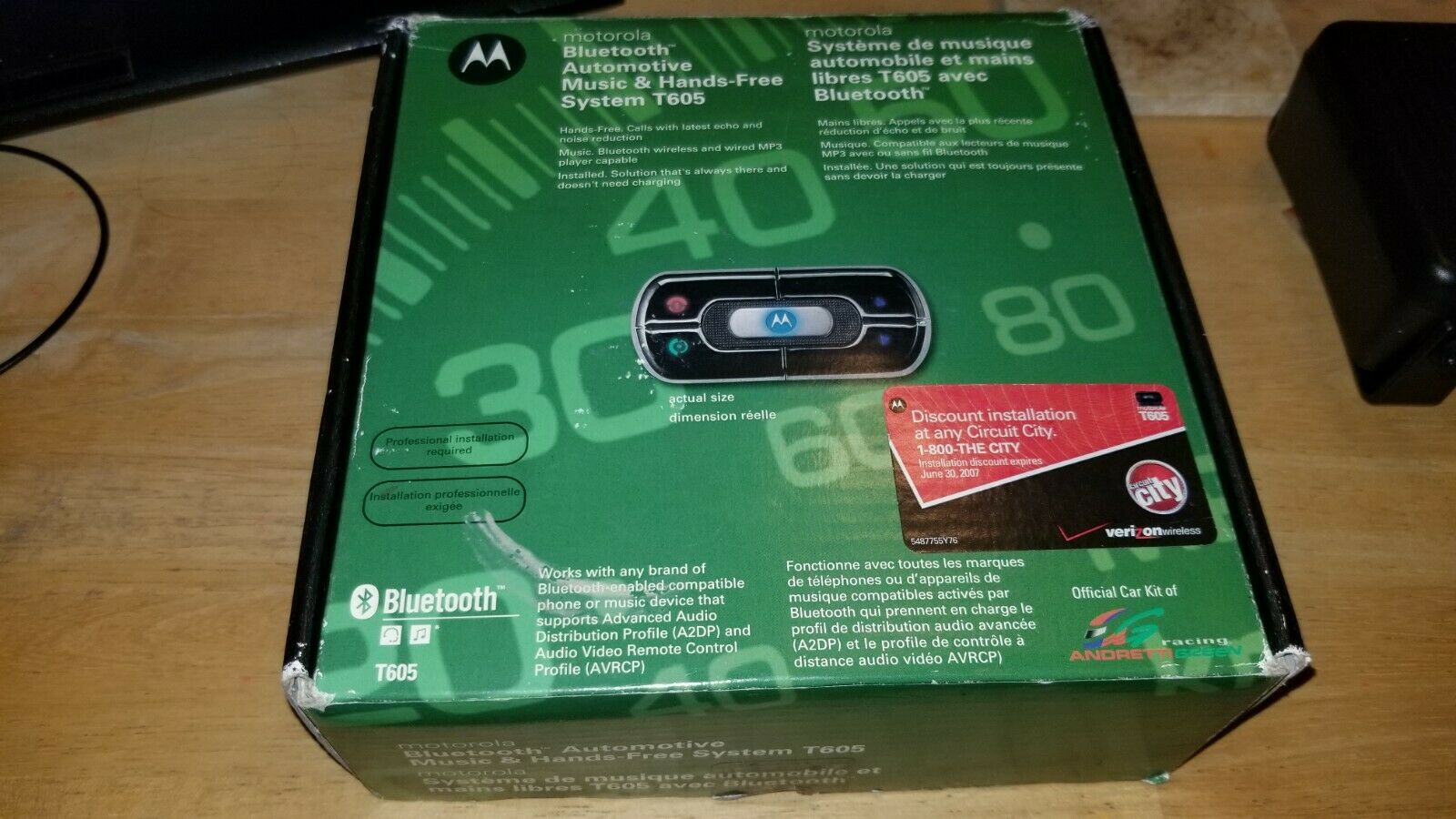 Motorola T605 Bluetooth Car Kit Phone and Music - Fresh Stock Dated December 2025