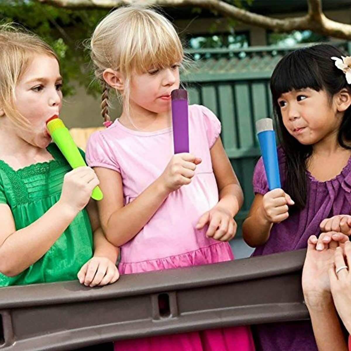 molde con tapa paletas hielo helado ice cream pop silicona facil uso 8 pulgada - Fresh Stock Dated February 2026