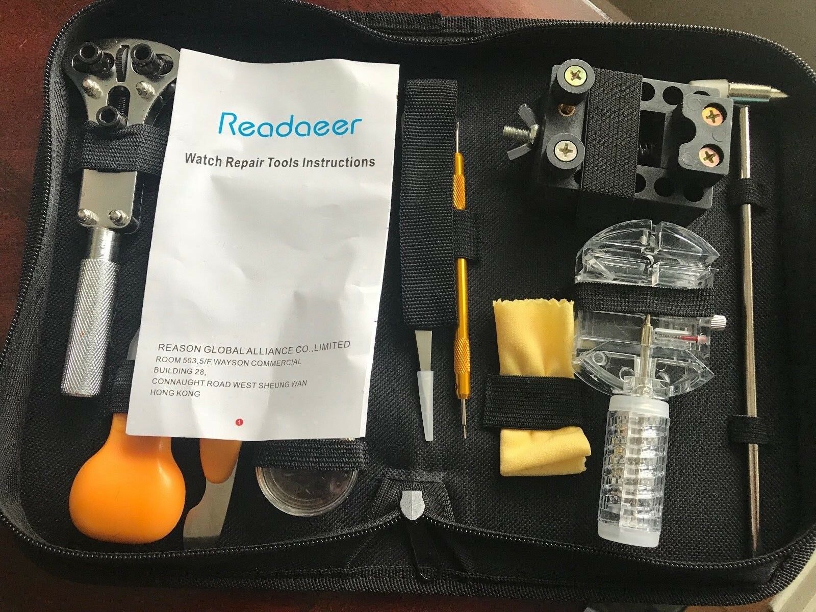 Readaeer 158 Pcs Portable Watch Repair Tools Kit Set Back Case - Fresh Stock Dated December 2025