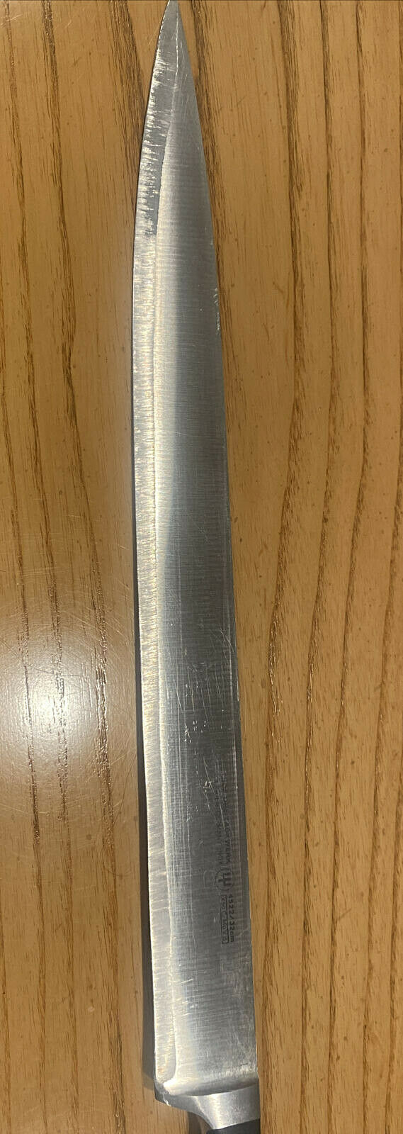 Vintage Ed Wusthof Dreizackwerk Trident 4522/32cm 12” Slicing Knife Germany - Fresh Stock Dated January 2026