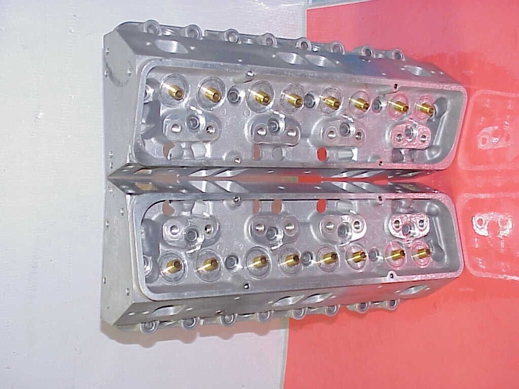 2 Bare Air Force Research HMS ENFORCER LPC Aluminum Heads SB Chevy - Fresh Stock Dated February 2026