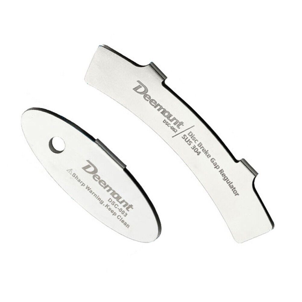 Bike Silver Steel Disc Brake Pad Adjustment Alignment Gadgets Plate Brake Rotor - Fresh Stock Dated February 2026