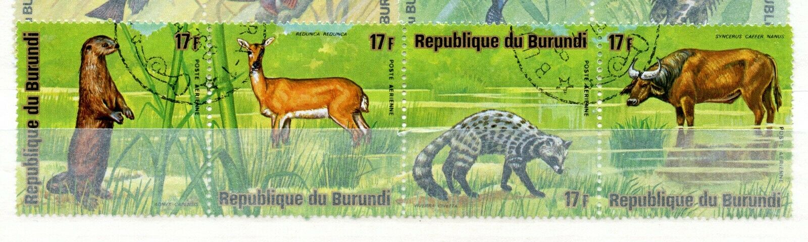 6 Burundi Mint Hinged Used Hinged - Fresh Stock Dated December 2025