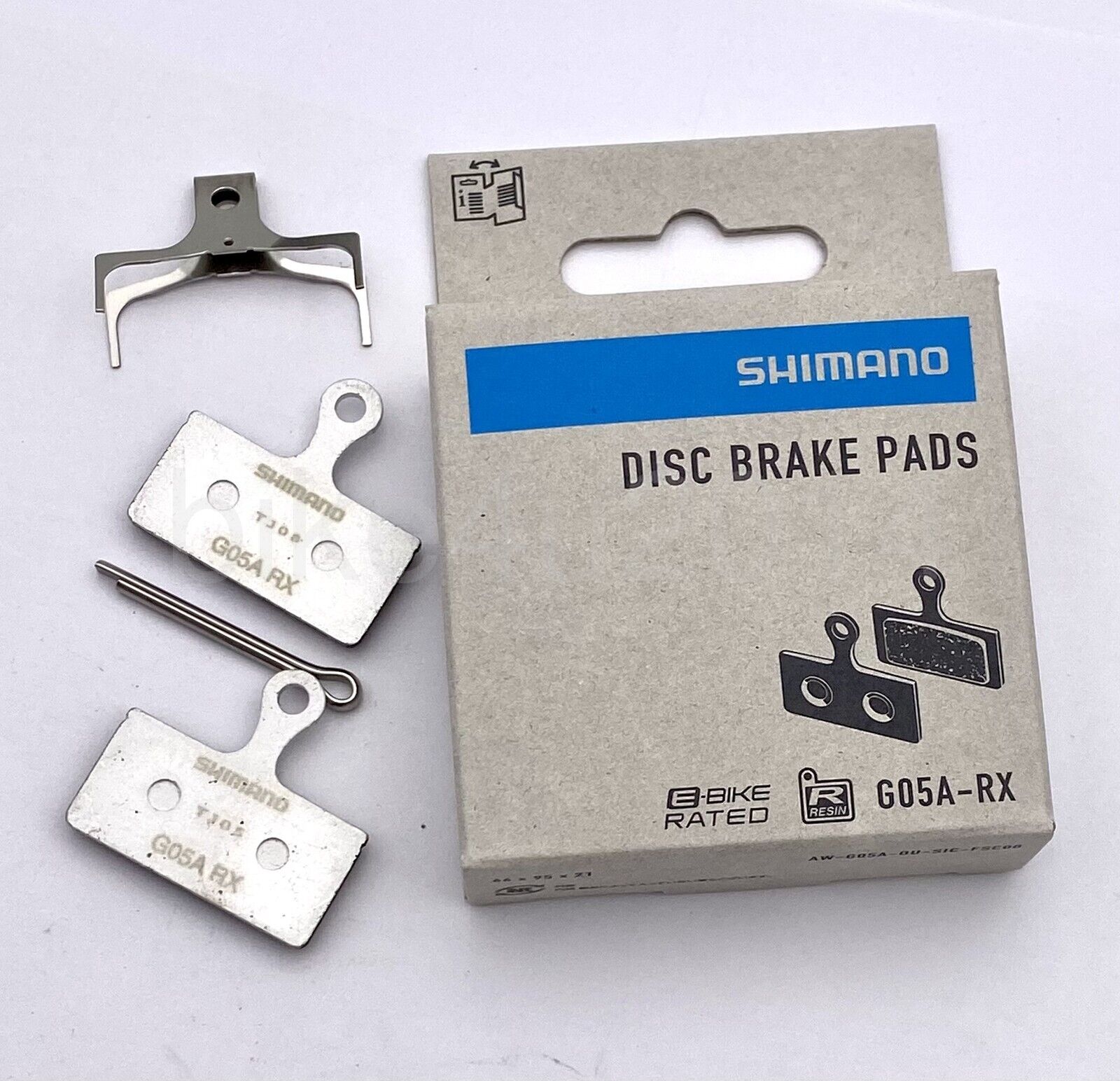 2Pr Shimano G05A Bike Disc Brake Resin Pads For XTR M9100/M9020/XT/SLX M7100 - Fresh Stock Dated February 2026
