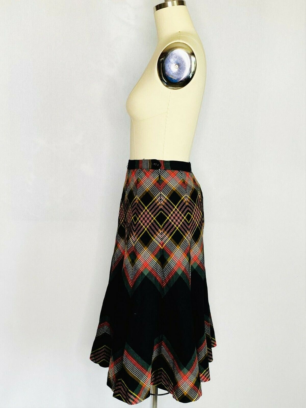 Vintage 70s 80s Wool Secretary Skirt Saint Laurent Sz XS Extra Small Academia - Fresh Stock Dated February 2026