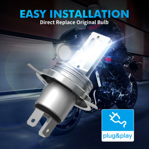 9003 H4 HB2 LED Headlight Bright Bulbs For Can-Am Spyder ST-S SM5 2013 2014 2015 - Fresh Stock Dated February 2026