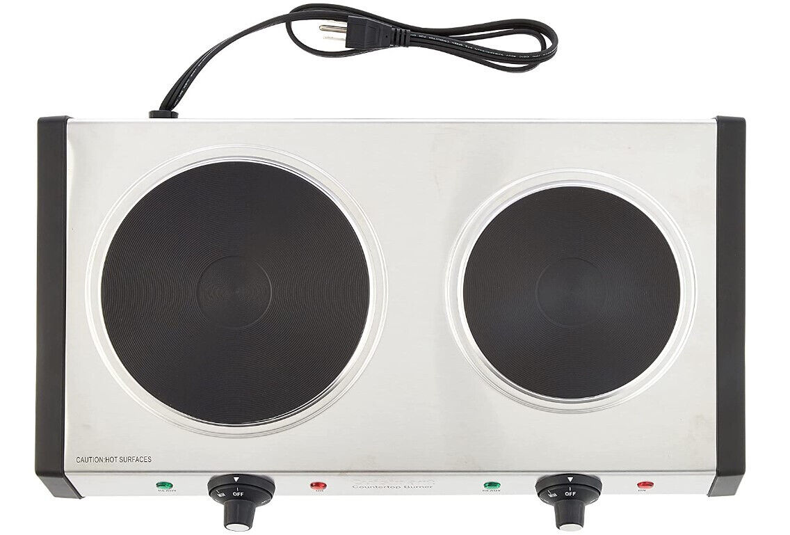 Estufas Electricas Portatil 2 Hornillas Estufa Electrica Para Apartamento Cocina - Fresh Stock Dated February 2026