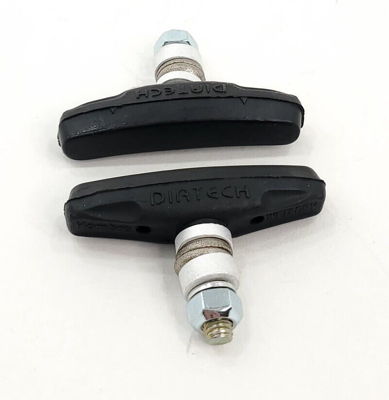 Diatech Hombre Black Threaded Post Brake Pads Rim Brake Shoes 60mm - Fresh Stock Dated February 2026