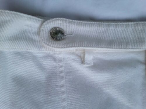 RALPH LAUREN VINTAGE DENIM LADIES WHITE LONG FLARED SKIRT LAUREN JEANS LABEL - Fresh Stock Dated February 2026