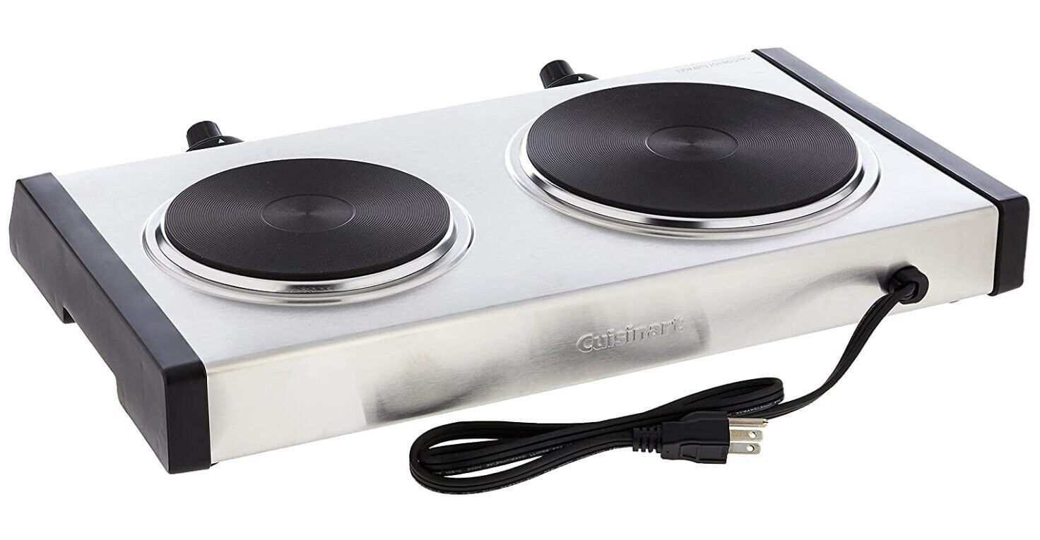 Estufas Electricas Portatil 2 Hornillas Estufa Electrica Para Apartamento Cocina - Fresh Stock Dated February 2026