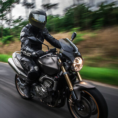 AHR RUN-B Replacement Full Face Motorcycle Helmet Front Visor PC Face Shield - Fresh Stock Dated December 2025