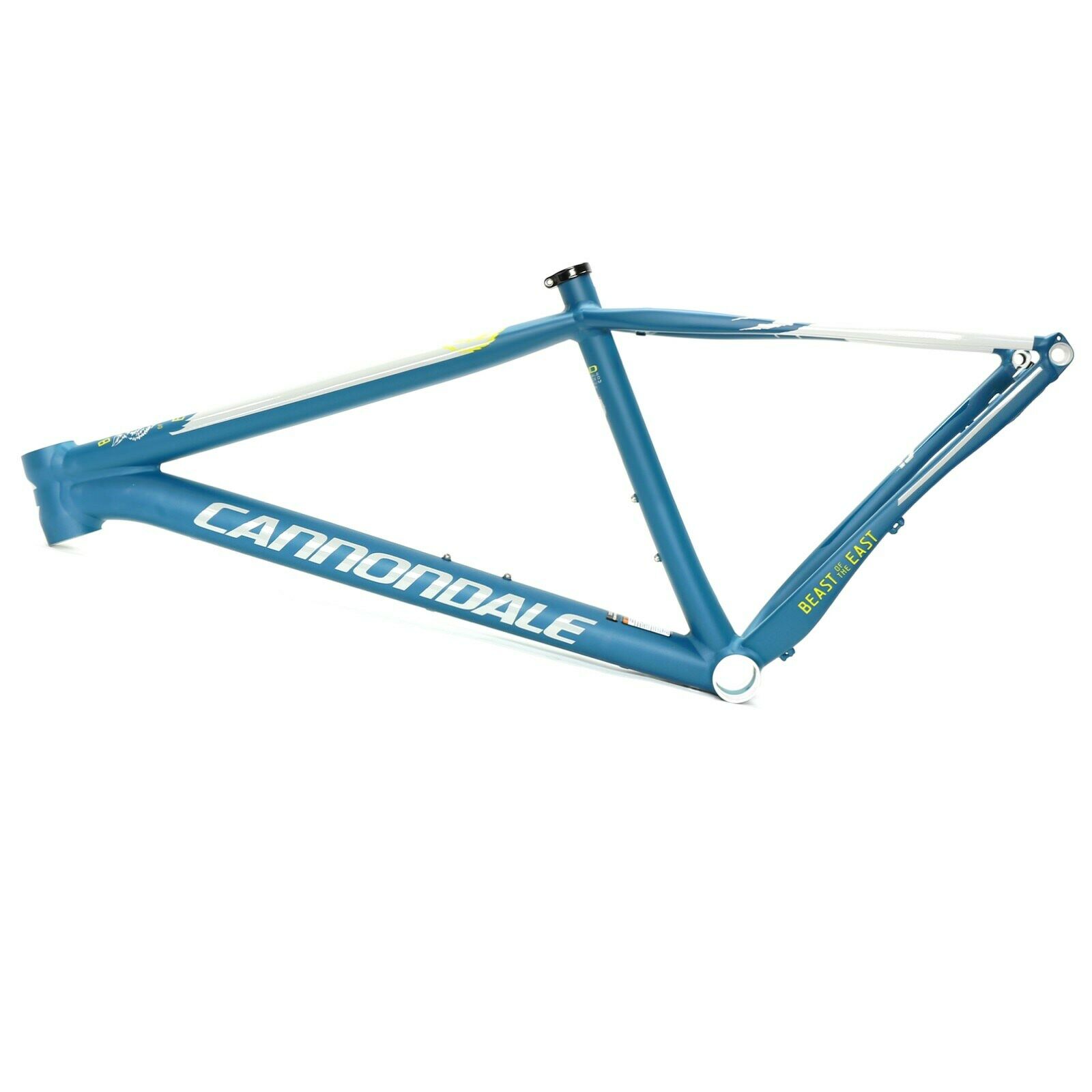 Cannondale 2016 Beast of the East Frame Only Medium Teal w/ Yellow NOS - Fresh Stock Dated February 2026