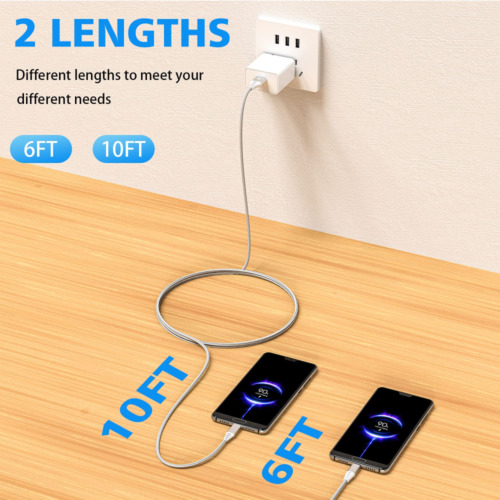 USB C Charger Cable 10FT+6FT,Long Fast Charging Cord for Samsung Phone S20... - Fresh Stock Dated February 2026