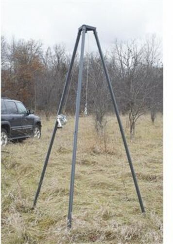 Tripod Deer Hanger Hoist 500 lb Winch Lift System Hog Game Hunting Portable - Fresh Stock Dated December 2025