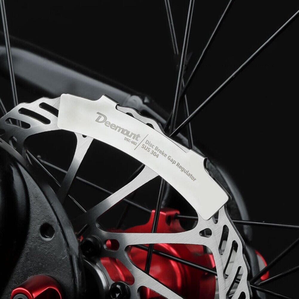 Bike Silver Steel Disc Brake Pad Adjustment Alignment Gadgets Plate Brake Rotor - Fresh Stock Dated February 2026