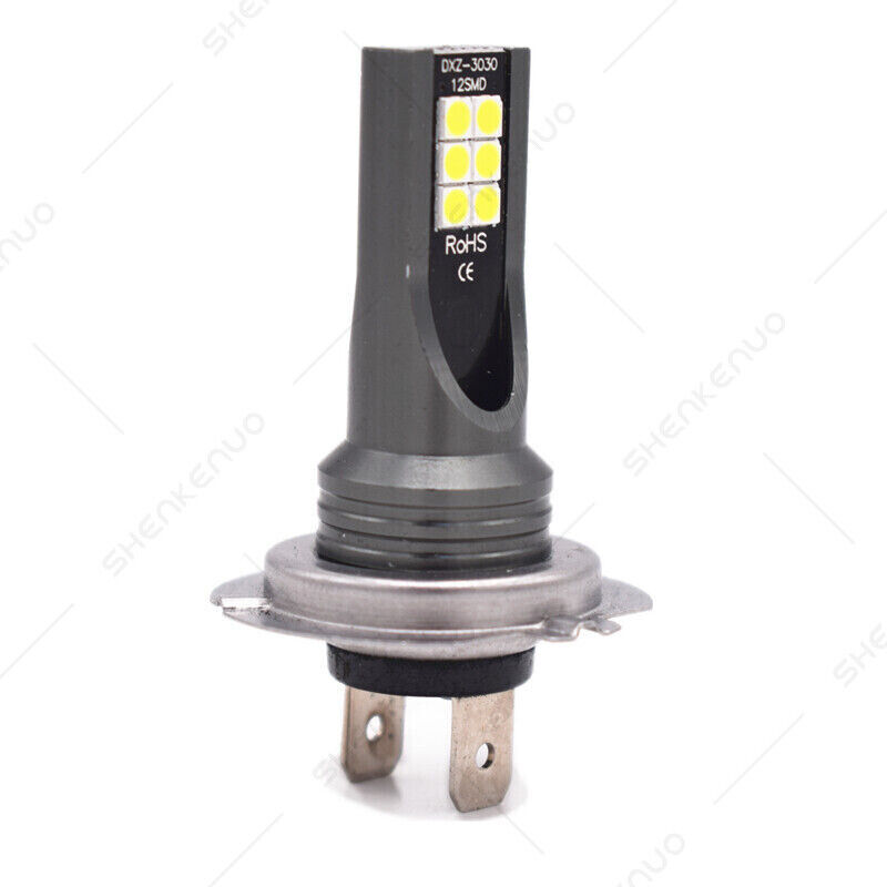 For Kawasaki Ninja 300 EX300 13-17 -2x H7 LED Headlight Bulbs Replace Halogen CG - Fresh Stock Dated March 2026