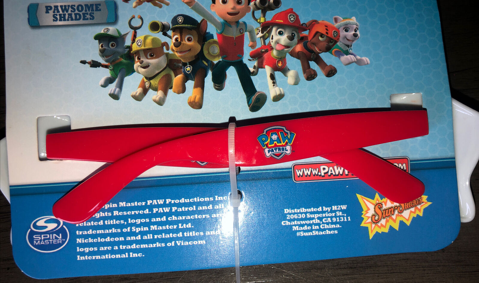 NEW! Nickelodeon Pawsome Shades Paw Patrol Marshall Sunglasses 100% UV Protect - Fresh Stock Dated February 2026