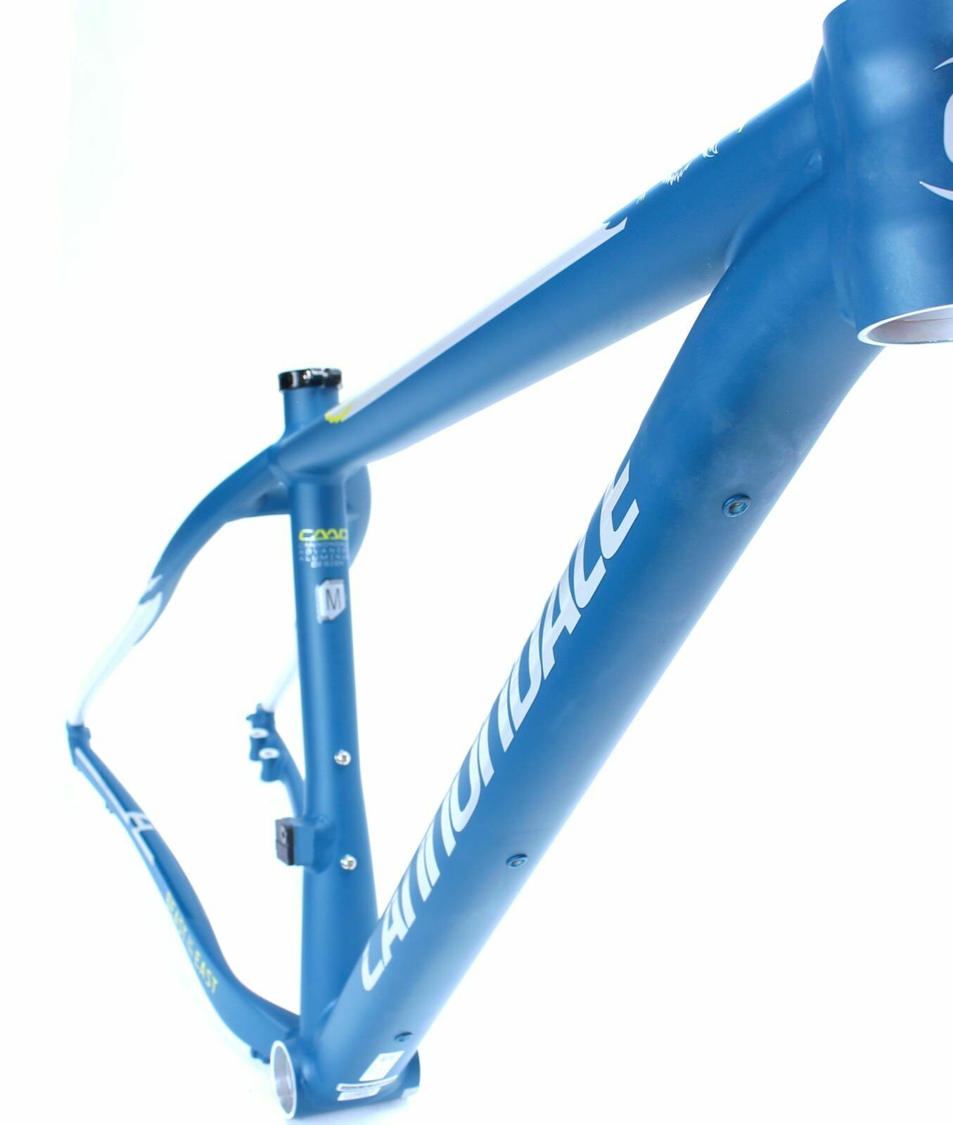Cannondale 2016 Beast of the East Frame Only Medium Teal w/ Yellow NOS - Fresh Stock Dated February 2026
