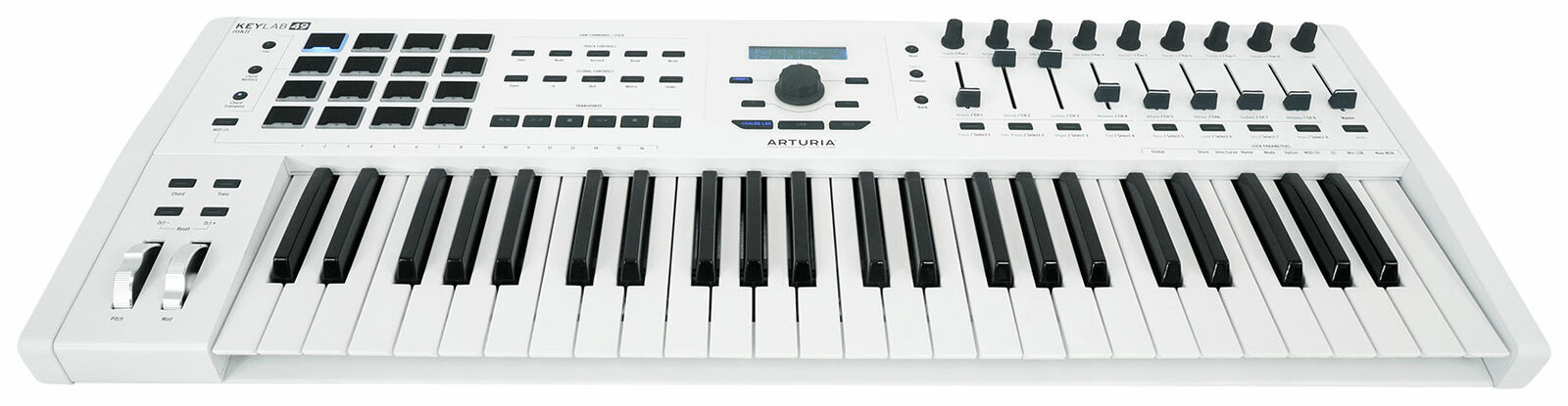 Arturia KeyLab 49 MkII 49-Key Studio Recording Keyboard Controller in White - Fresh Stock Dated February 2026