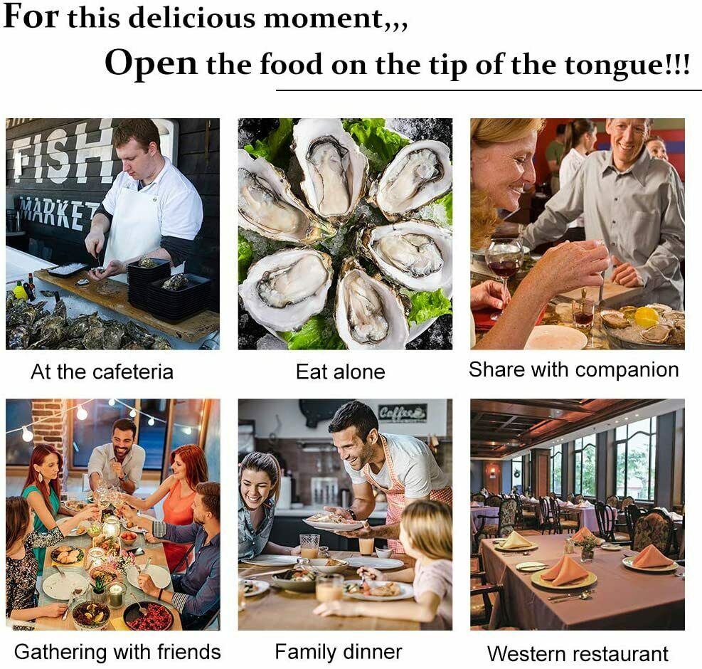 Oyster Knife Shucker Opener Shucking Tool Cut-resistant Gloves Clam Shellfish - Fresh Stock Dated December 2025