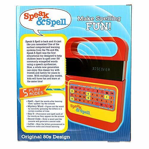 Retro Electronic Speak & Spell Learning Tool for Kids - Fresh Stock Dated February 2026
