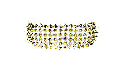 Fun Unisex Punk Rocker Spiked Glasses Gold or Silver Halloween Costume Accessory - Fresh Stock Dated February 2026