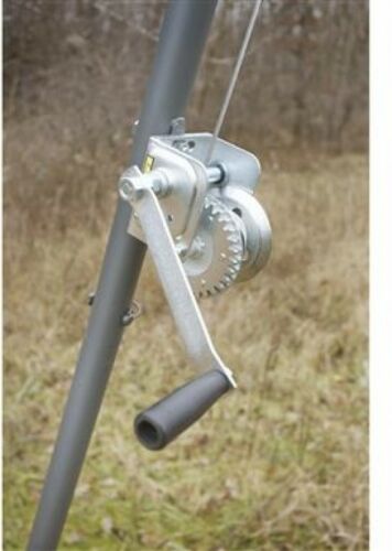 Tripod Deer Hanger Hoist 500 lb Winch Lift System Hog Game Hunting Portable - Fresh Stock Dated December 2025