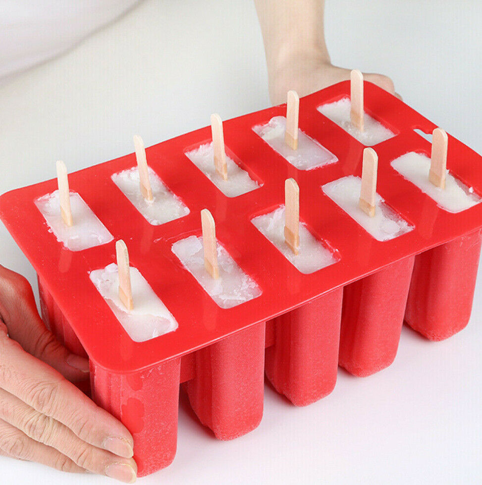 Cell Popsicle Molds Silicone DIY Frozen Ice Cream Mold Ice Lolly Pop Maker - Fresh Stock Dated February 2026