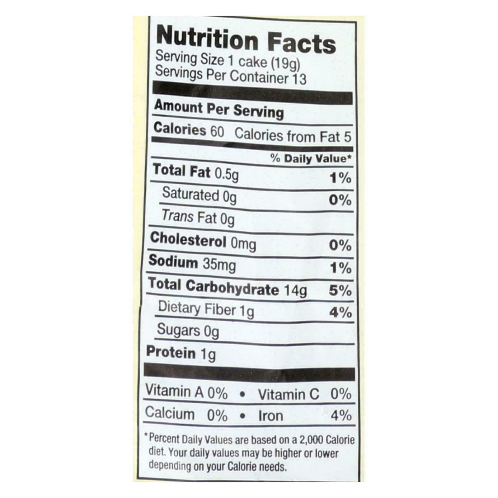 Lundberg Family Farms - Rice Cake Wild Ls - Case of 6-8.5 OZ - Fresh Stock Dated December 2025