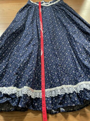 Vtg Jessica's Gunnies Skirt Gunne Sax 70's Floral Prairie Boho Maxi Sz 9 - Fresh Stock Dated February 2026