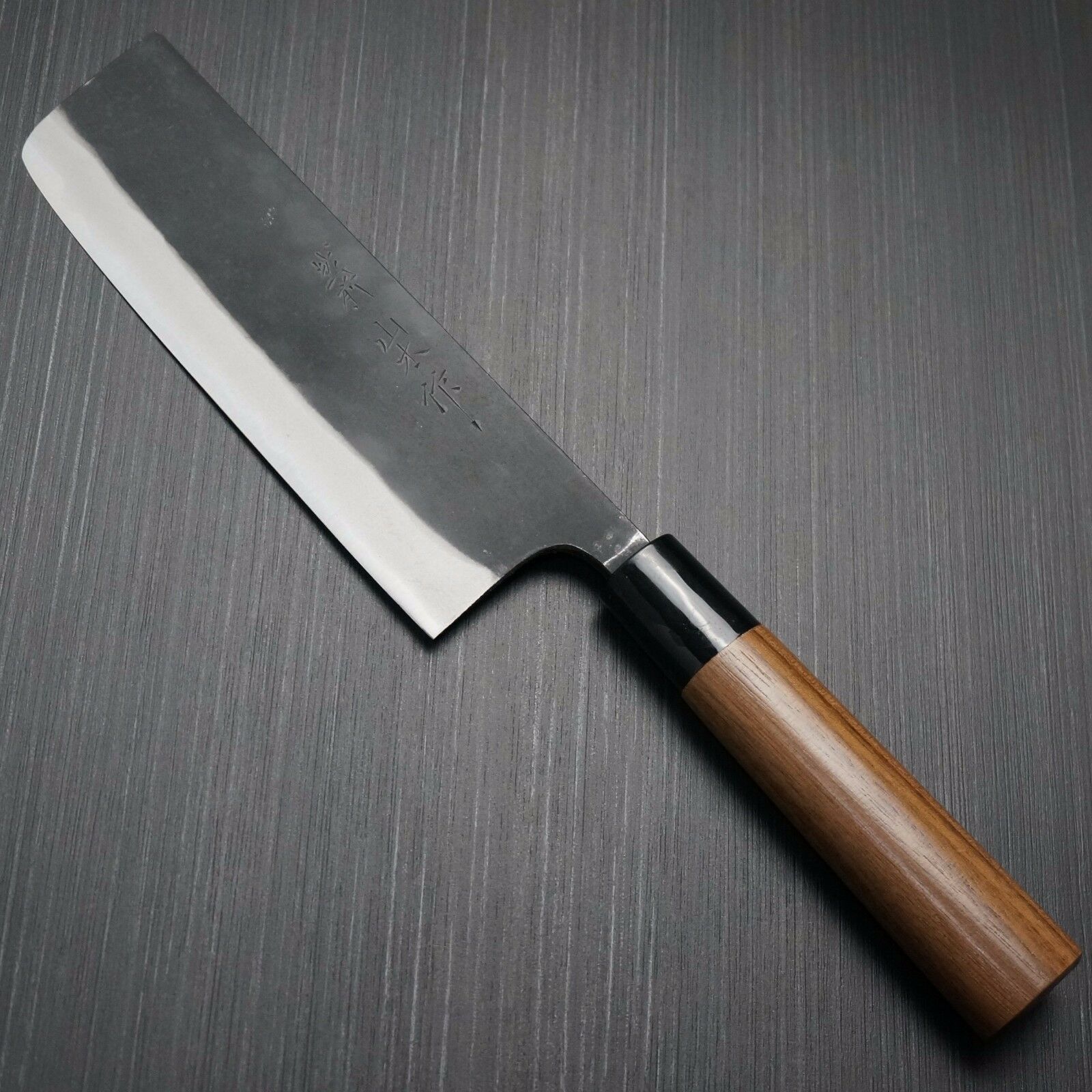 Japanese YAMAMOTO AOGAMI Blue Steel #2 Nakiri Kitchen Knife 165mm Echizen Japan - Fresh Stock Dated December 2025