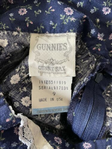 Vtg Jessica's Gunnies Skirt Gunne Sax 70's Floral Prairie Boho Maxi Sz 9 - Fresh Stock Dated February 2026